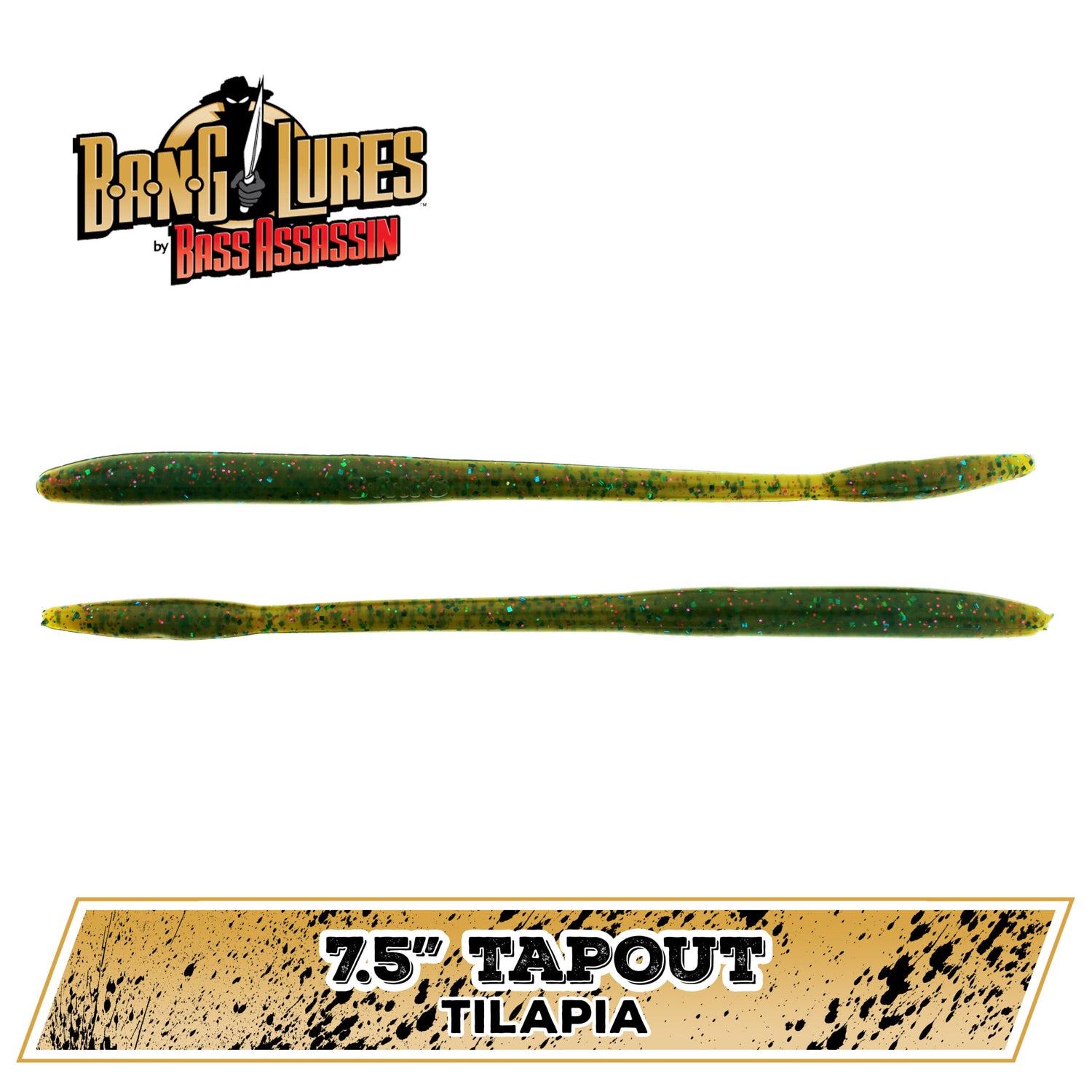 Bass Assassin 7" Lizard Gourd Green – 10 Esche In Plastica Per Pesca Al Bass 🦎