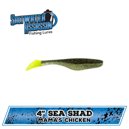 4" Sea Shad (A-M)
