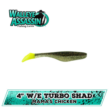 4" W/E Turbo Shad (A-M)