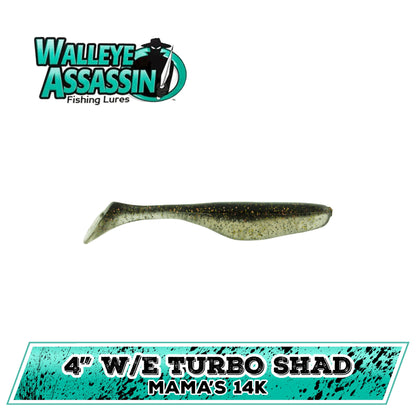 4" W/E Turbo Shad (A-M)