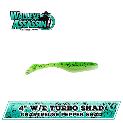 4" W/E Turbo Shad (A-M)