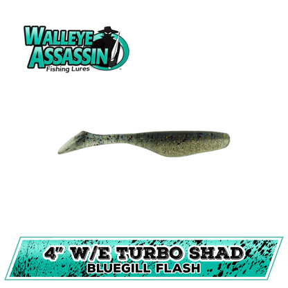 4" W/E Turbo Shad (A-M)