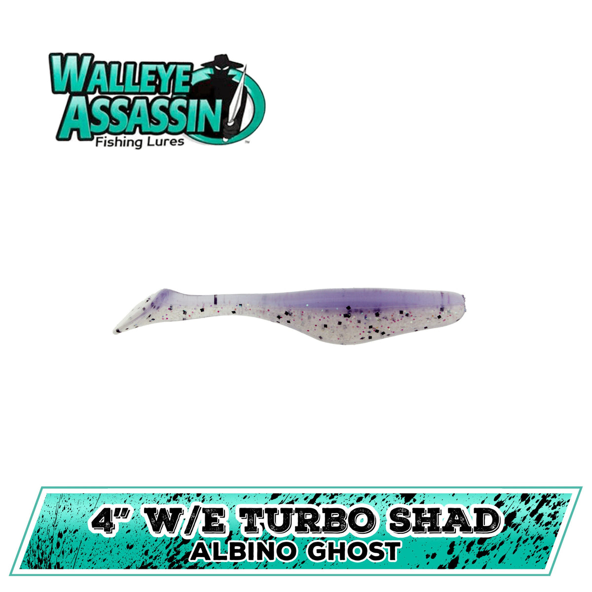 Bass Assassin Walleye Assassin Turbo Shad 4in 10 per Pack Watermelon Red Glitter/Chartreuse Tail 4 WA32267 Bass Assassin Walleye Assassin Turbo Shad 4in 10 per Pack Watermelon Red Glitter/Chartreuse Tail 4 WA32267